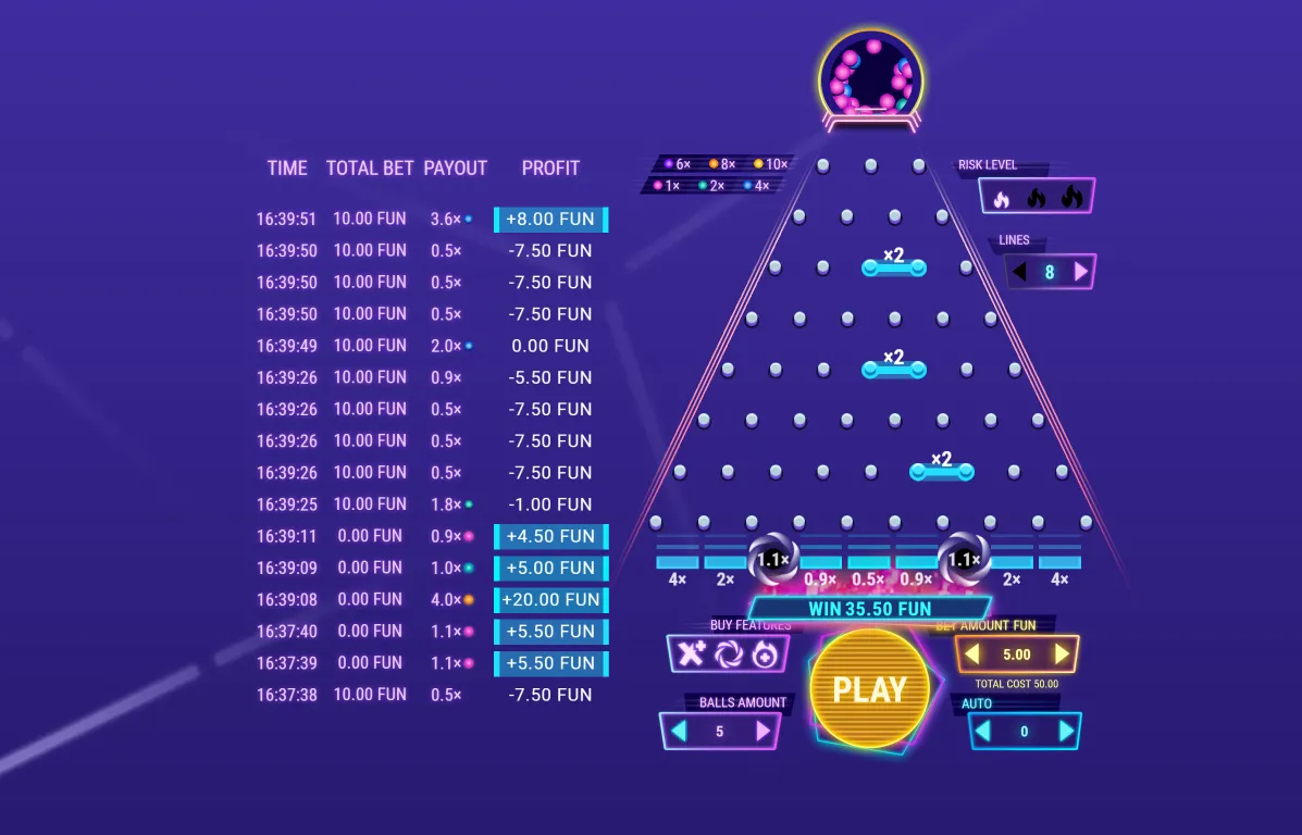 Plinko 2 demo